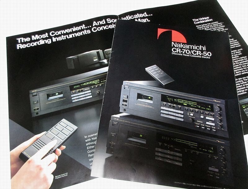 ナカミチの考察(VOL.4)] CR-70 - 誰でも扱える高性能なカセットデッキ