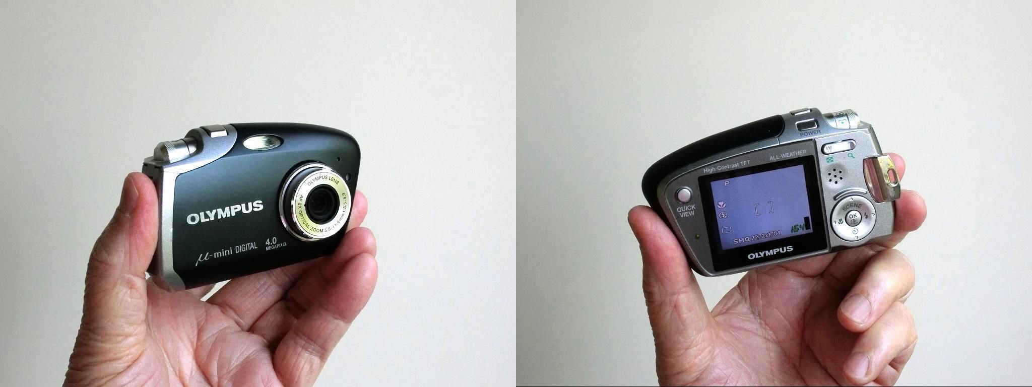 OLYMPUSの μ-mini DIGITAL と、xD-Picture Card と、Woody-1の話