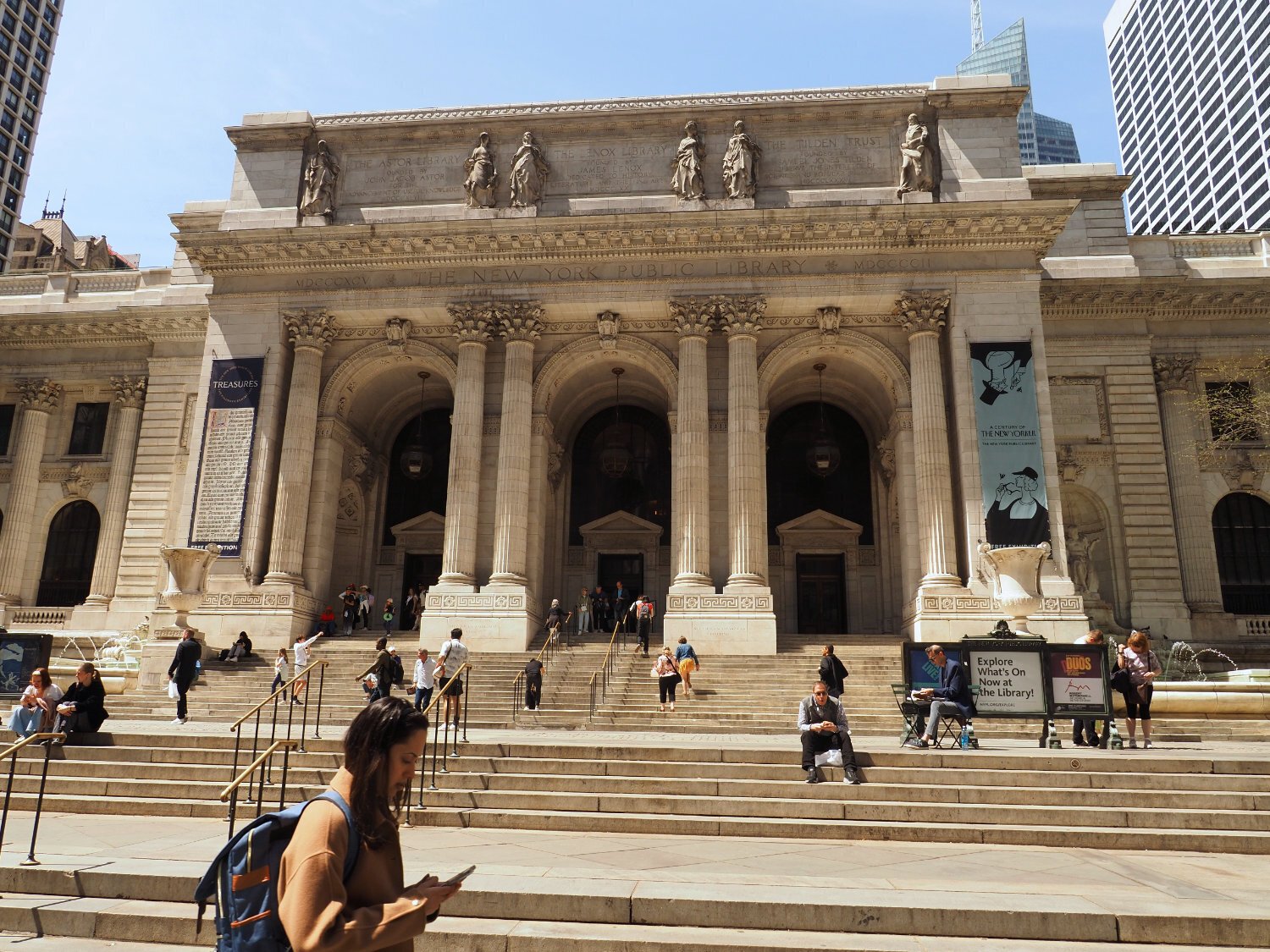 世界の資本主義の中心の公立図書館 NY散歩11｜藤井満