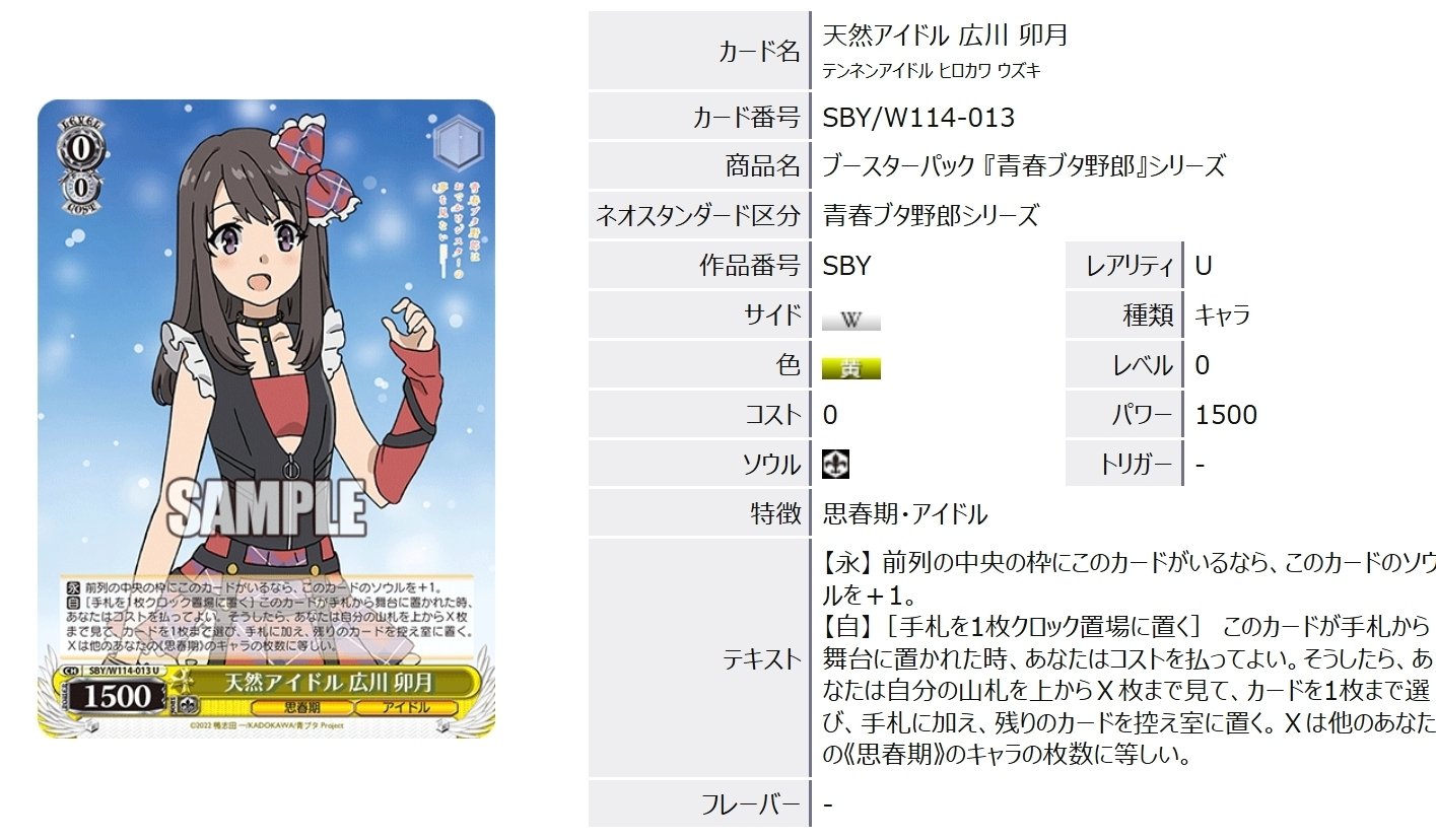 BCF2025仙台地区ネオス準優勝！！！青ブタ8扉【構築雑記】｜しむ