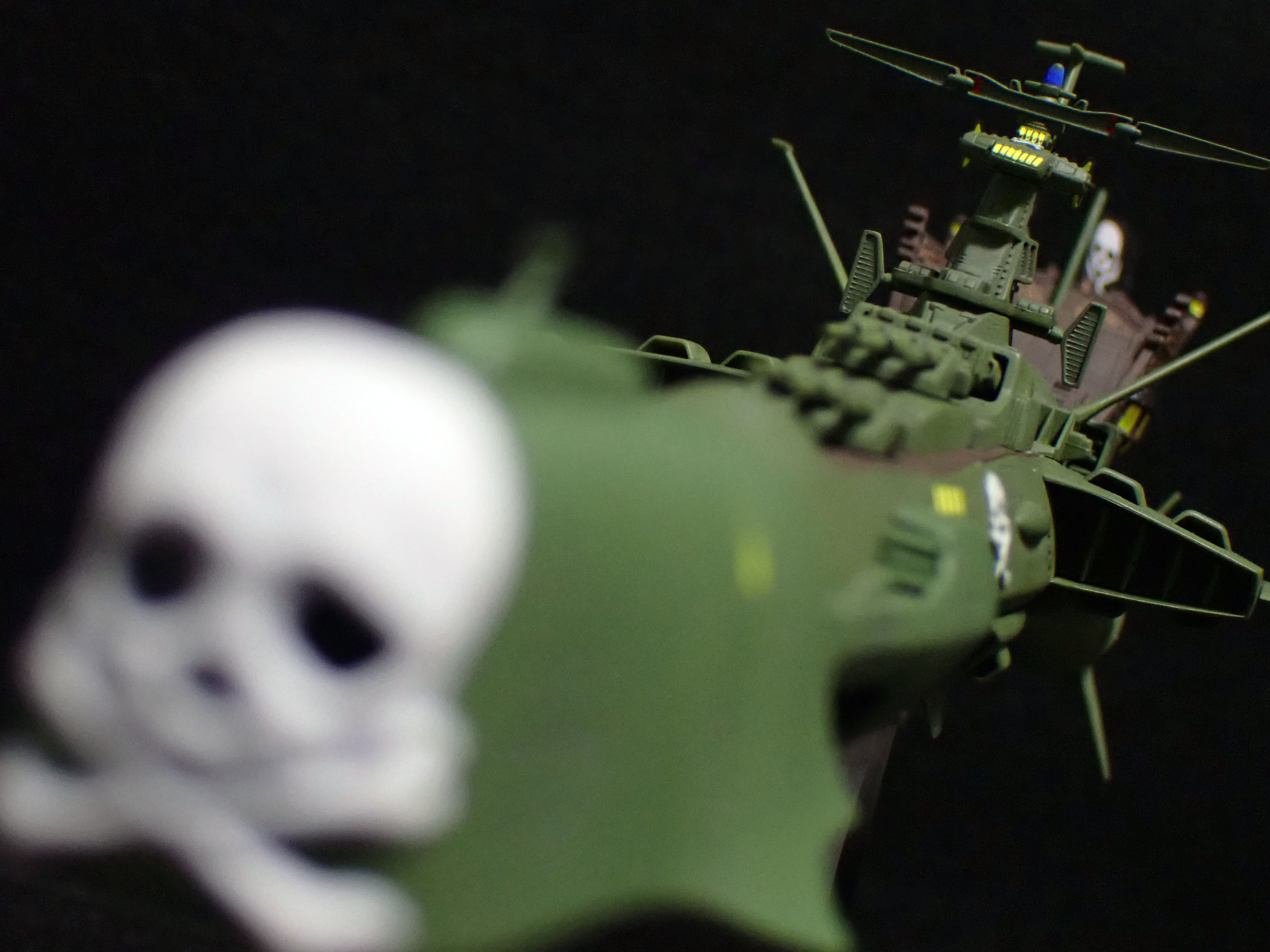 俺の旗のもとに：1/2500 アルカディア号（完成編）｜積みプラで詰んだAKI