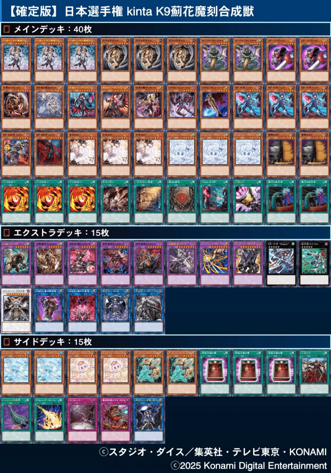 K9アザミナデモンスミスキマイラの総括・備忘録のようなもの｜kinta