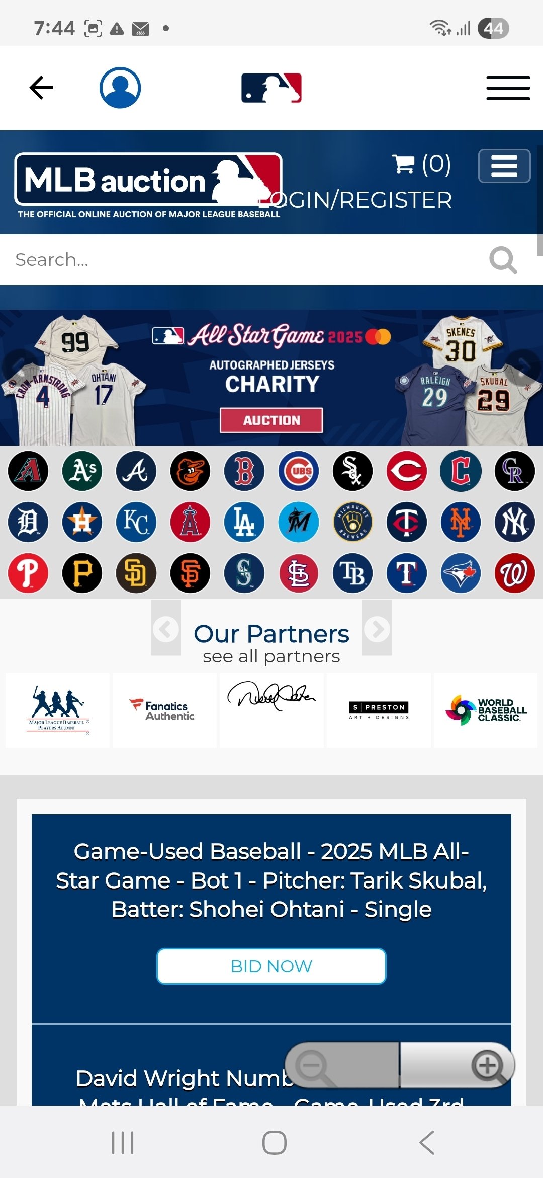 ついに手に入れたMLBの実使用ユニフォーム 2022年ロサンゼルス