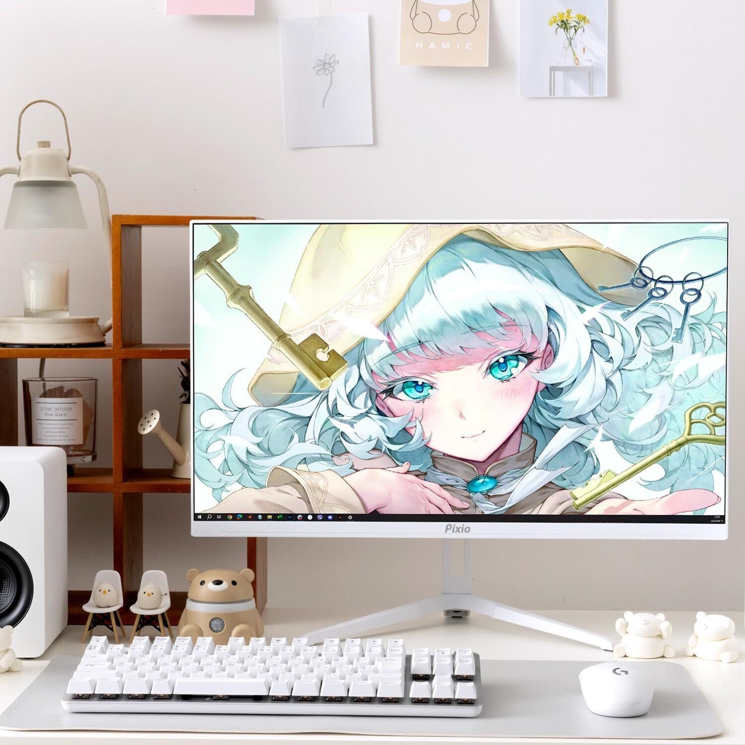 最安値】Pixio PX248 Wave White ゲーミングモニター 白 ホワイト 23.8