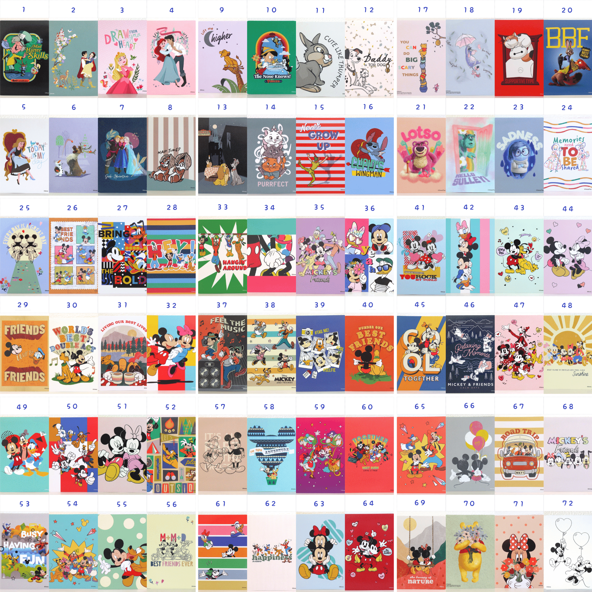 ディズニーストアのじゃんけんカード一覧✊✌✋｜·*LUNA*·