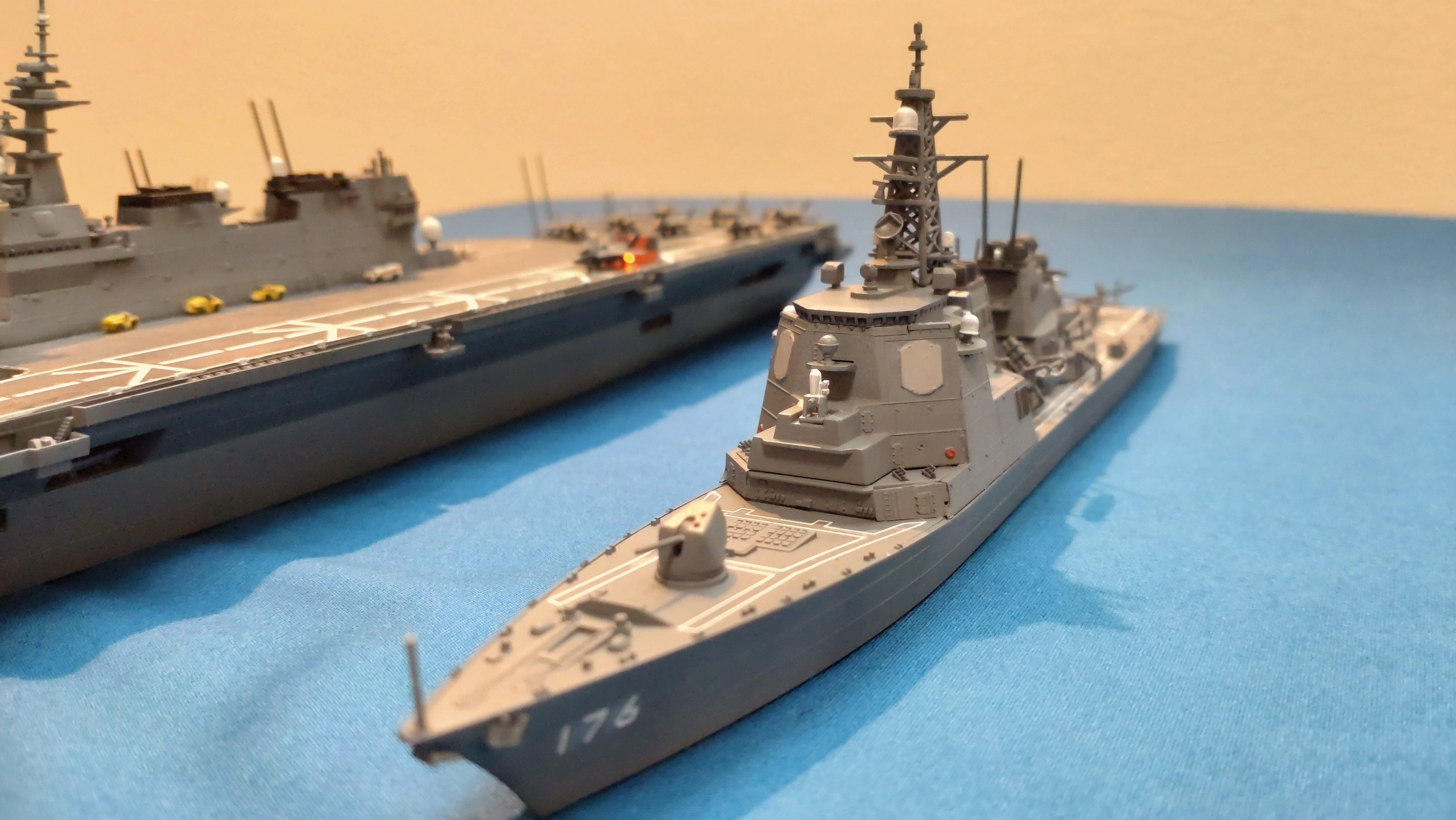 いぶき空母艦隊 ロシアとの海戦へ タミヤキットの優秀さも再確認｜模型