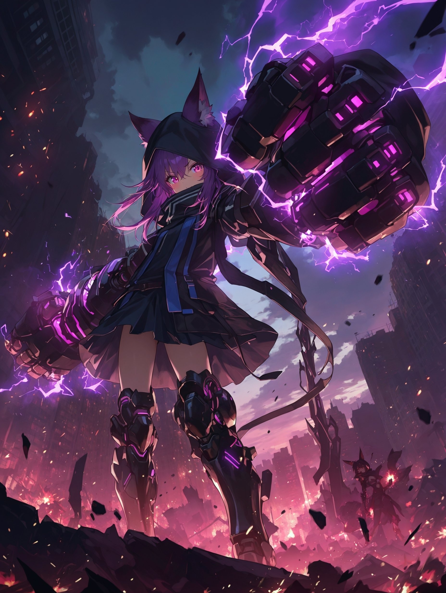 AIイラストギャラリー｜可愛くダークに！メカニックダークファンタジー