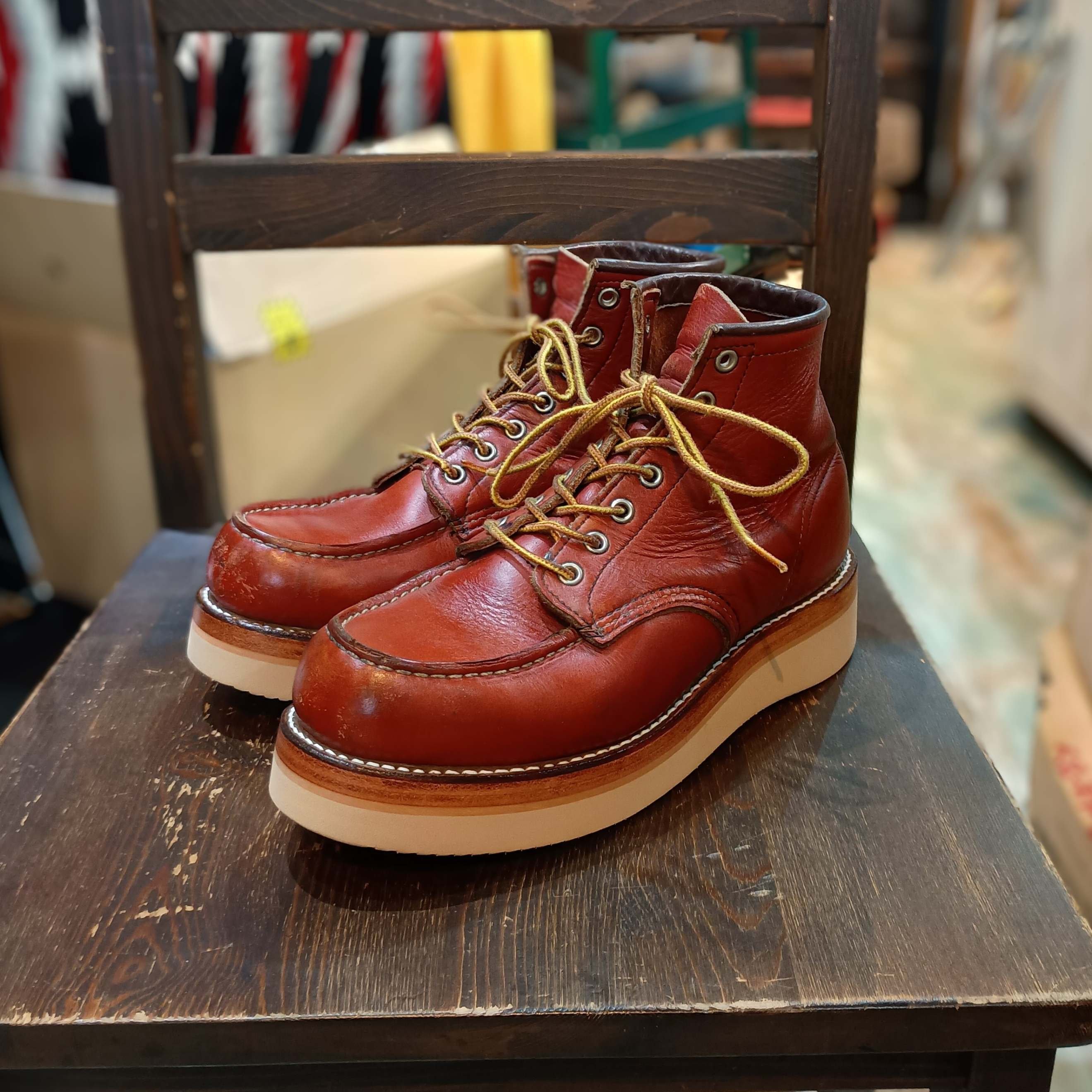 Resole/ソールカスタム】Red Wing #8875+vibram#2021｜CREA Repair