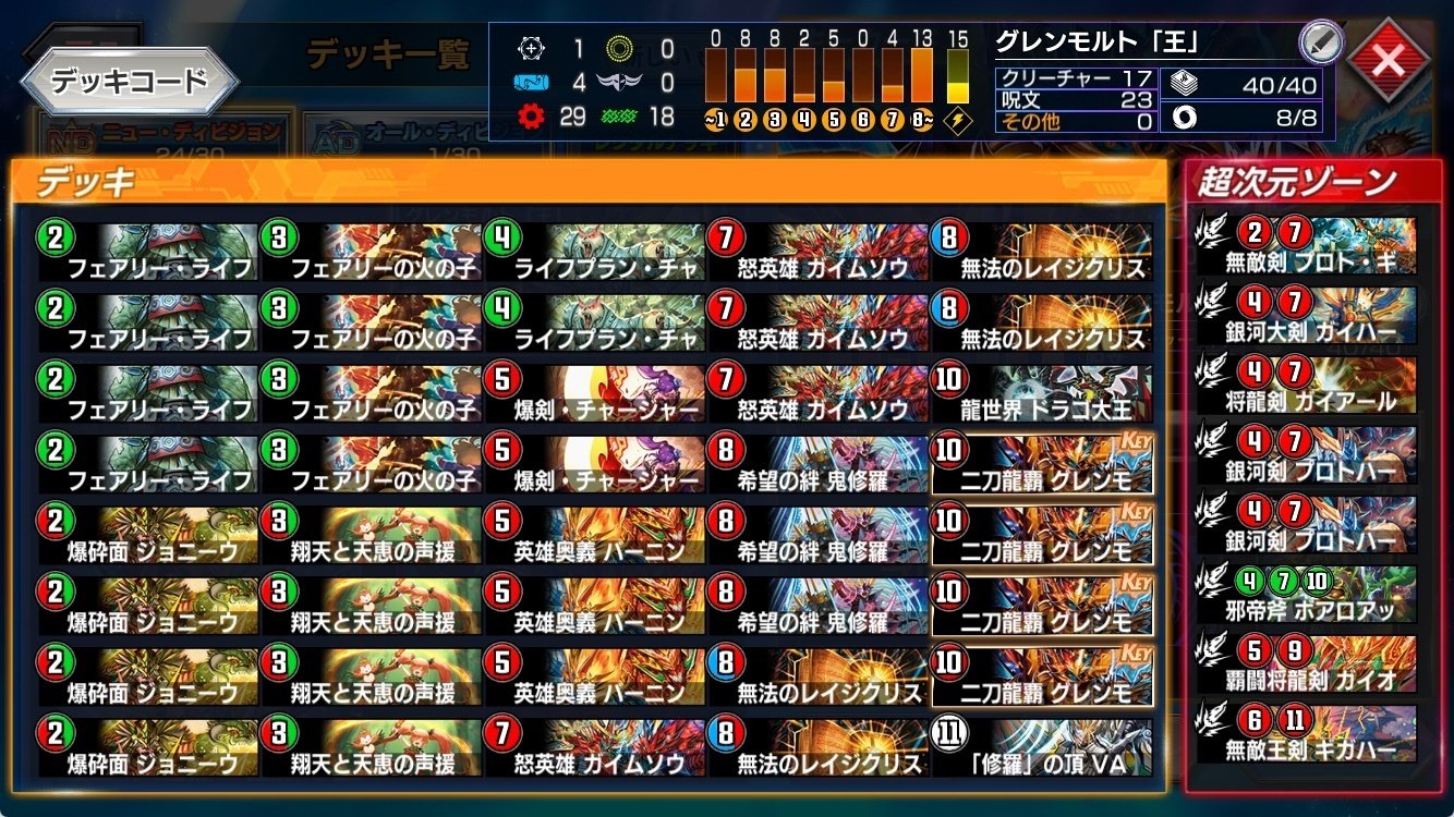 バトルアリーナBEST32】鬼修羅型グレンモルト「王」解説｜para