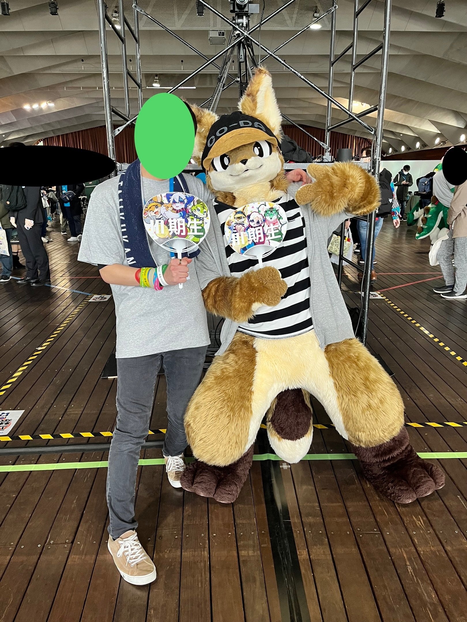 体育館の日2備忘録。大好きなサークルの着ぐるみイベントを体験して
