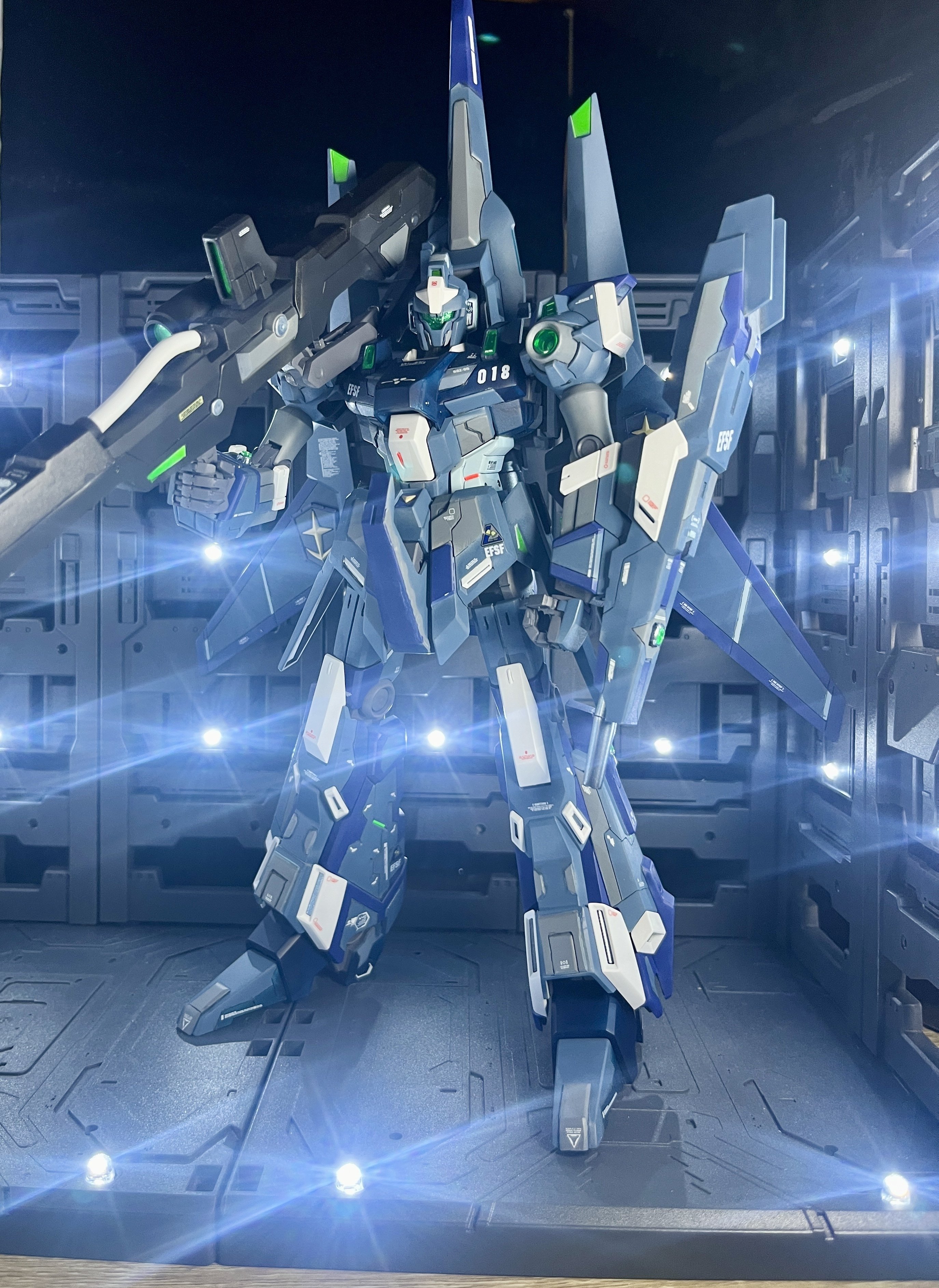 制作記）MGリゼル（隊長機）～完成編その2～｜スノやん@ガンプラドラマー