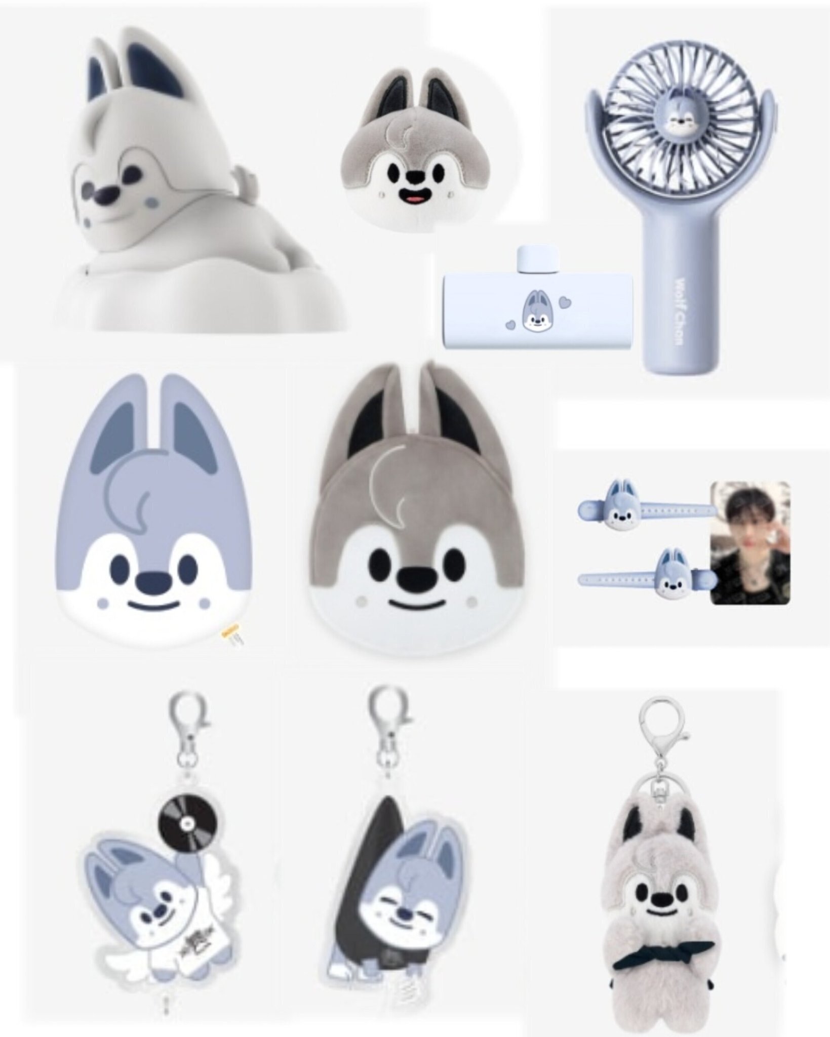Stray Kids SKZOO ウルフチャン ポーチ バンチャン Stray Kids Fluffy