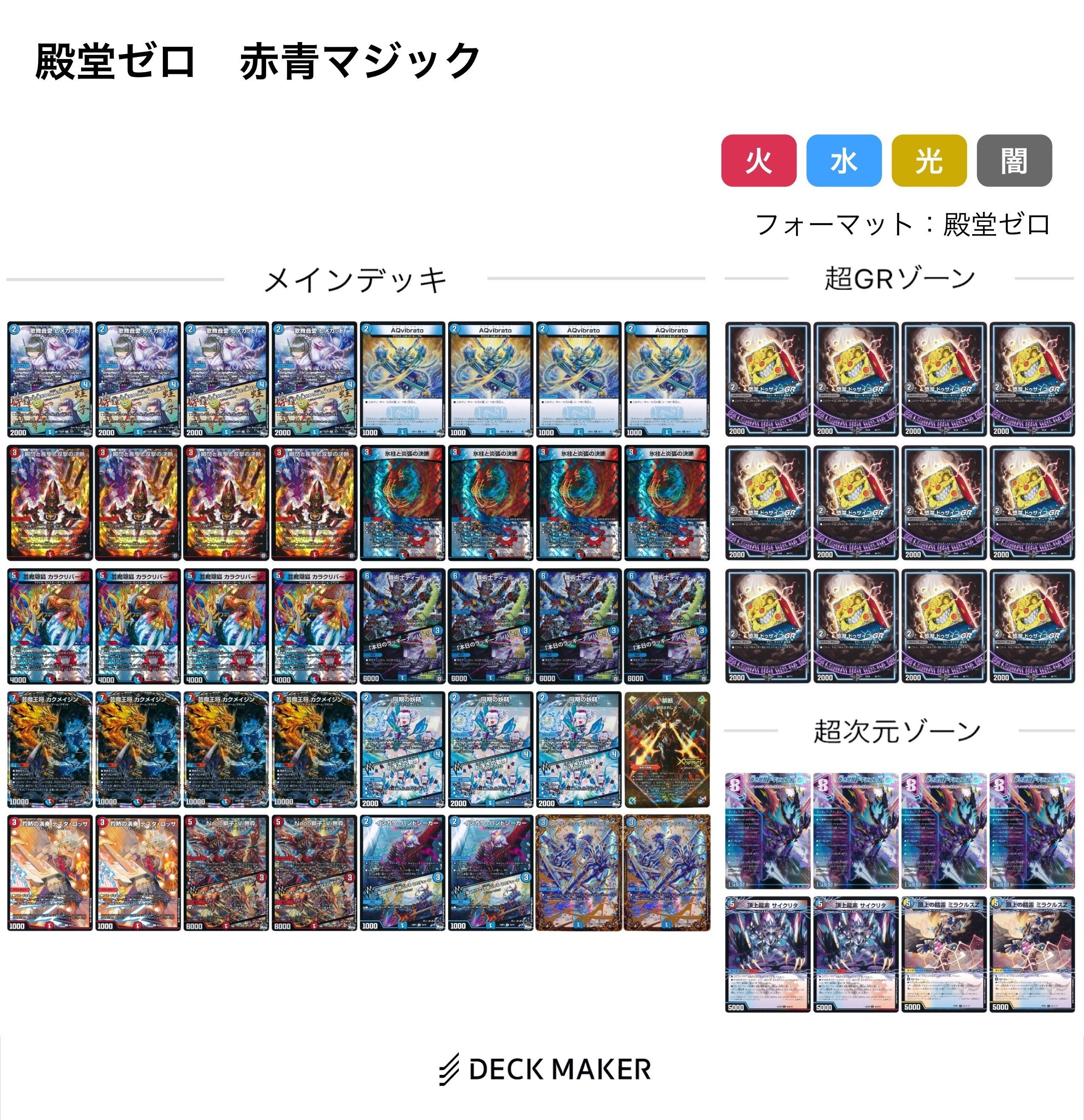 殿堂ゼロ 赤青マジック｜あろう