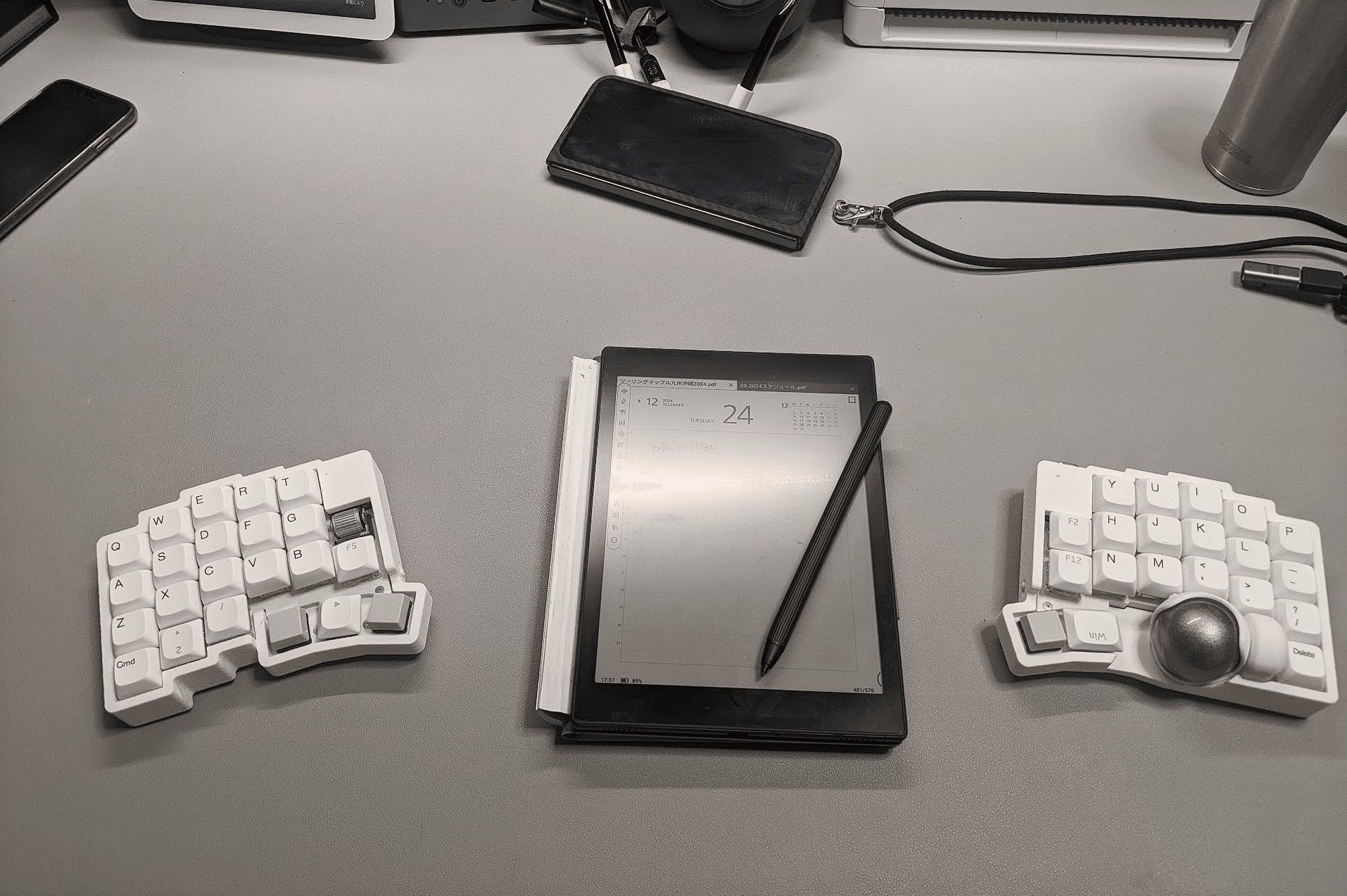 無線keyball39な「roBa」は無線化以上の恩恵がある。｜さしみつ