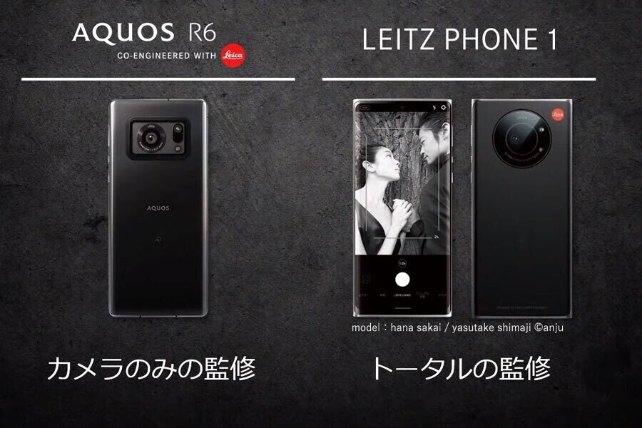 Leitz Phone 1｣こそがカメラファンをターゲットにしている。｢AQUOS R6