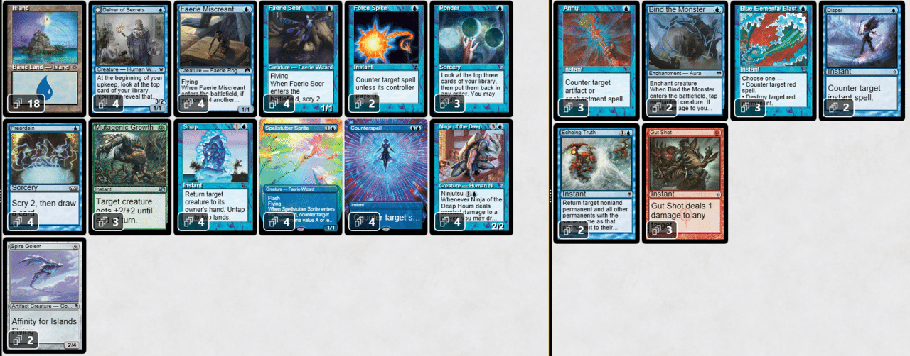 パウパー青単デルバー（サイドボード解説2）｜tarte