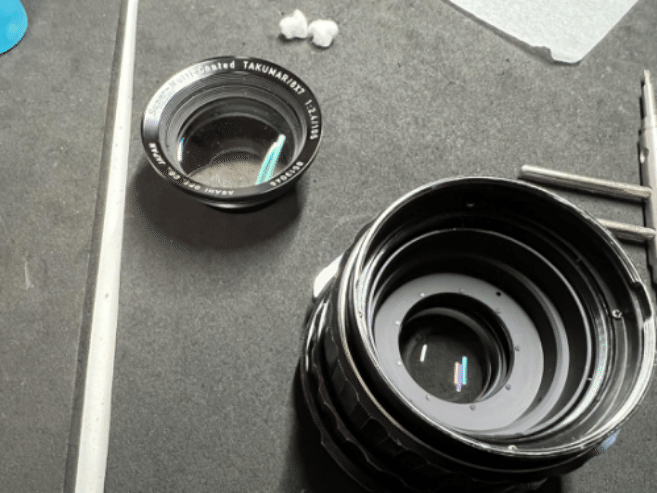 PENTAX SUPER-MULTI-COATED TAKUMAR 6×7 105mm F2.4 分解｜FWP_office