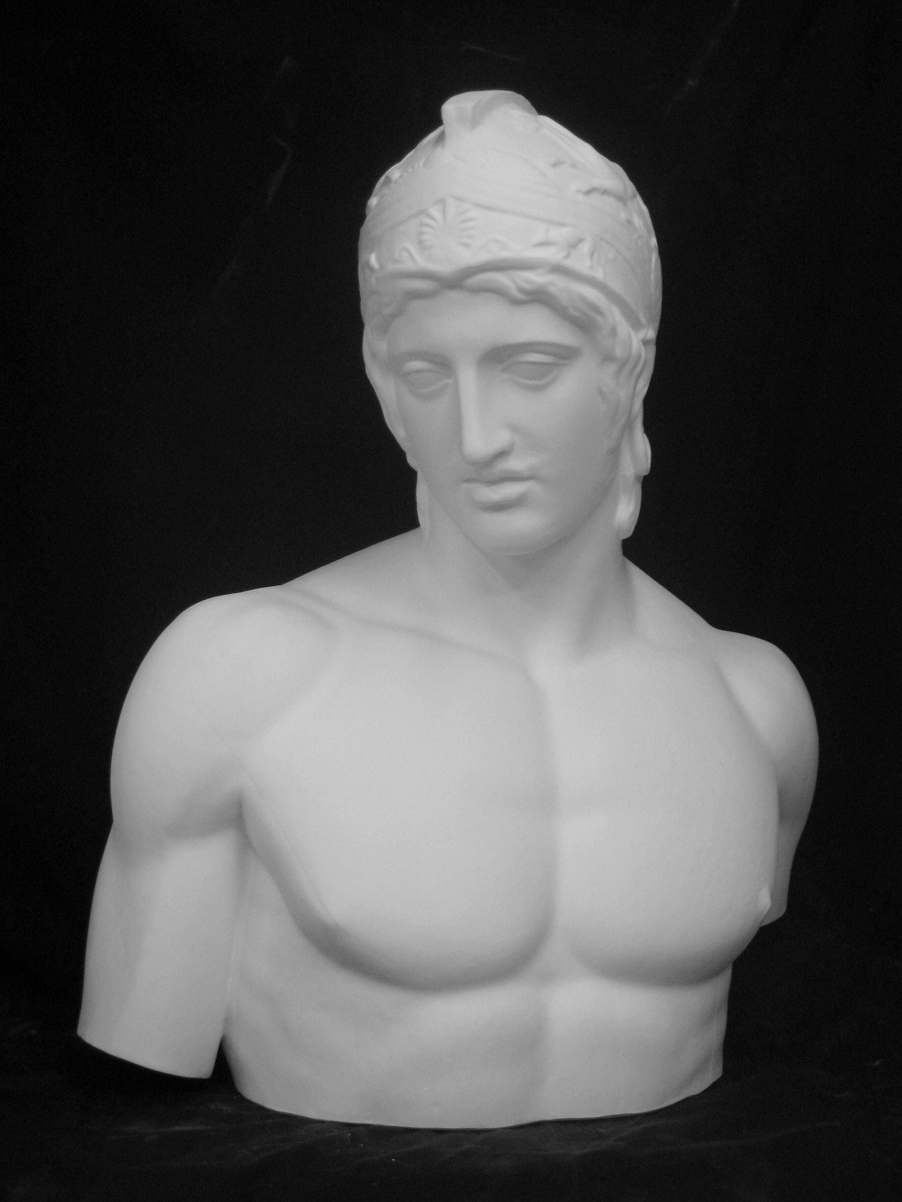 K-123 ボルゲーゼのマルス胸像｜石膏像ドットコム（脇本）