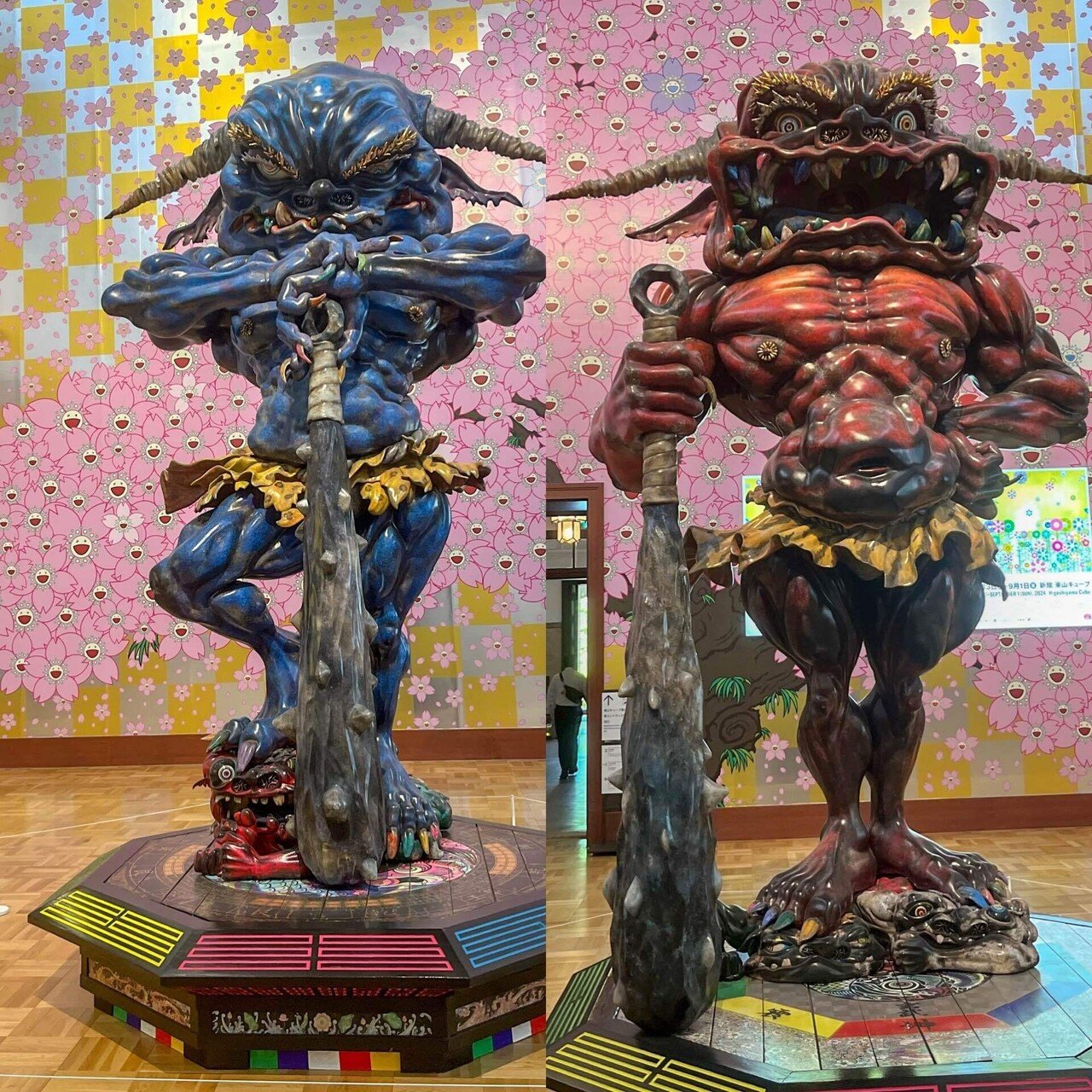 京都市京セラ美術館 村上隆の赤鬼と青鬼｜北大路京介