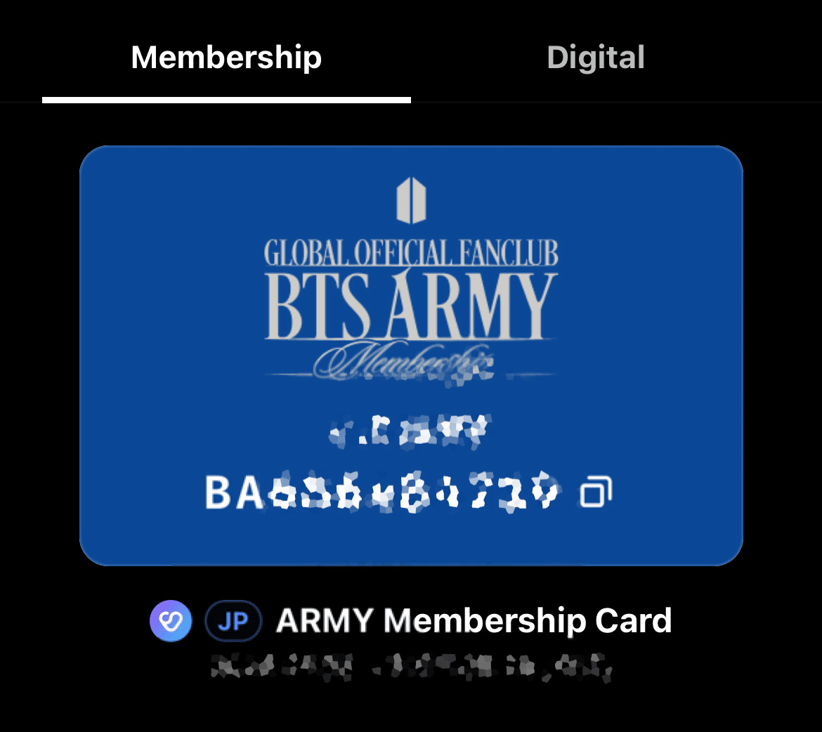 チケット抽選申込時の会員番号について｜𝑲𝒊𝒓𝒂🥢🐈‍⬛🍊🍣🎹민(slow)