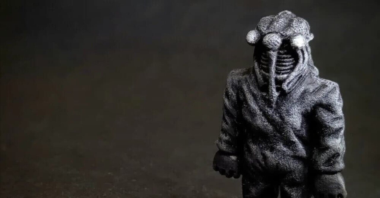 セミ人間】怪獣消しゴムを塗る！｜レイレイ