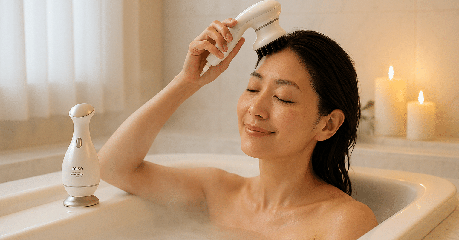 実機レビュー】もう手放せない！『ミーゼ スカルプリフト アクティブ