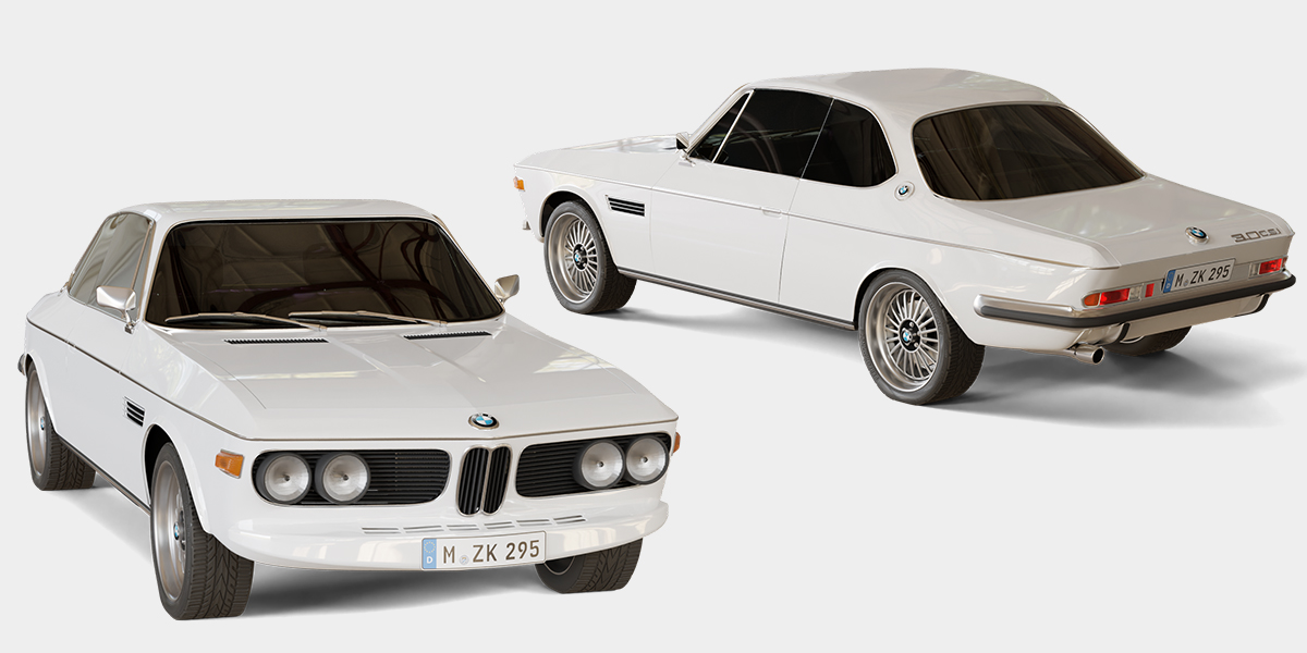 Car - BMW 3.0 1972 - 4 Variations CS, CSi, 2x CSL - Superhive