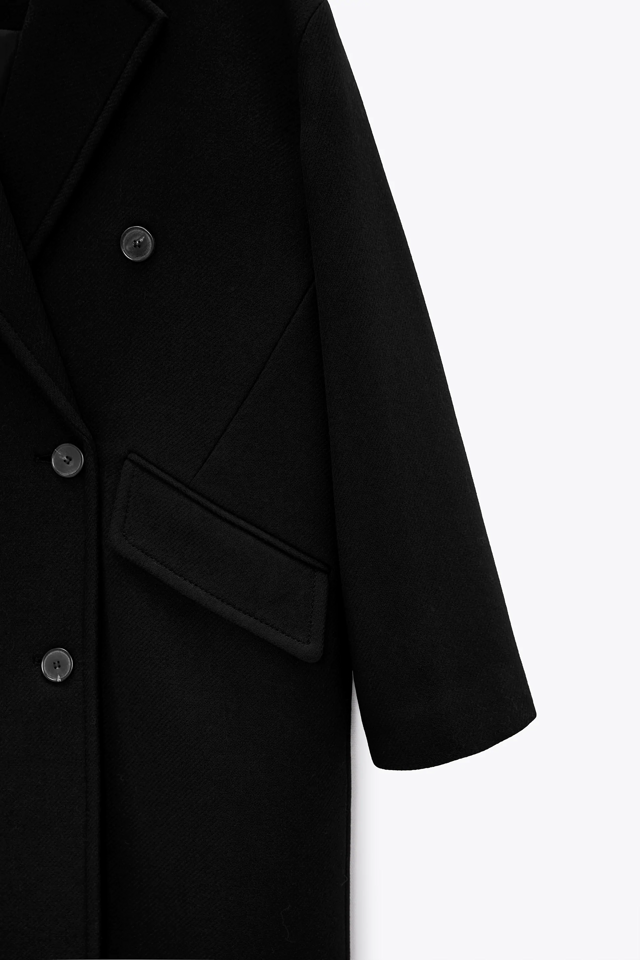 ZARA(ザラ)の「オーバーサイズ ウールブレンド コート」 - PARTE