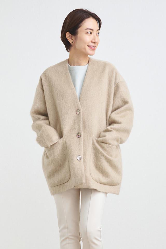 yori(ヨリ)の「ウールモヘアシャギージャケット【2021AW】9月中旬発売