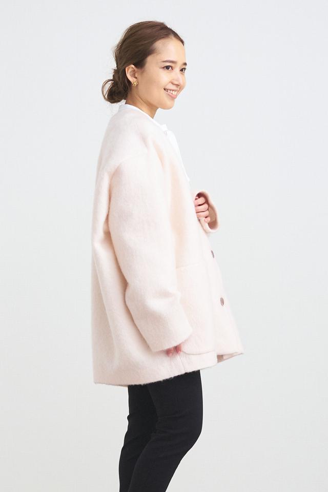 yori(ヨリ)の「ウールモヘアシャギージャケット【2021AW】9月中旬発売