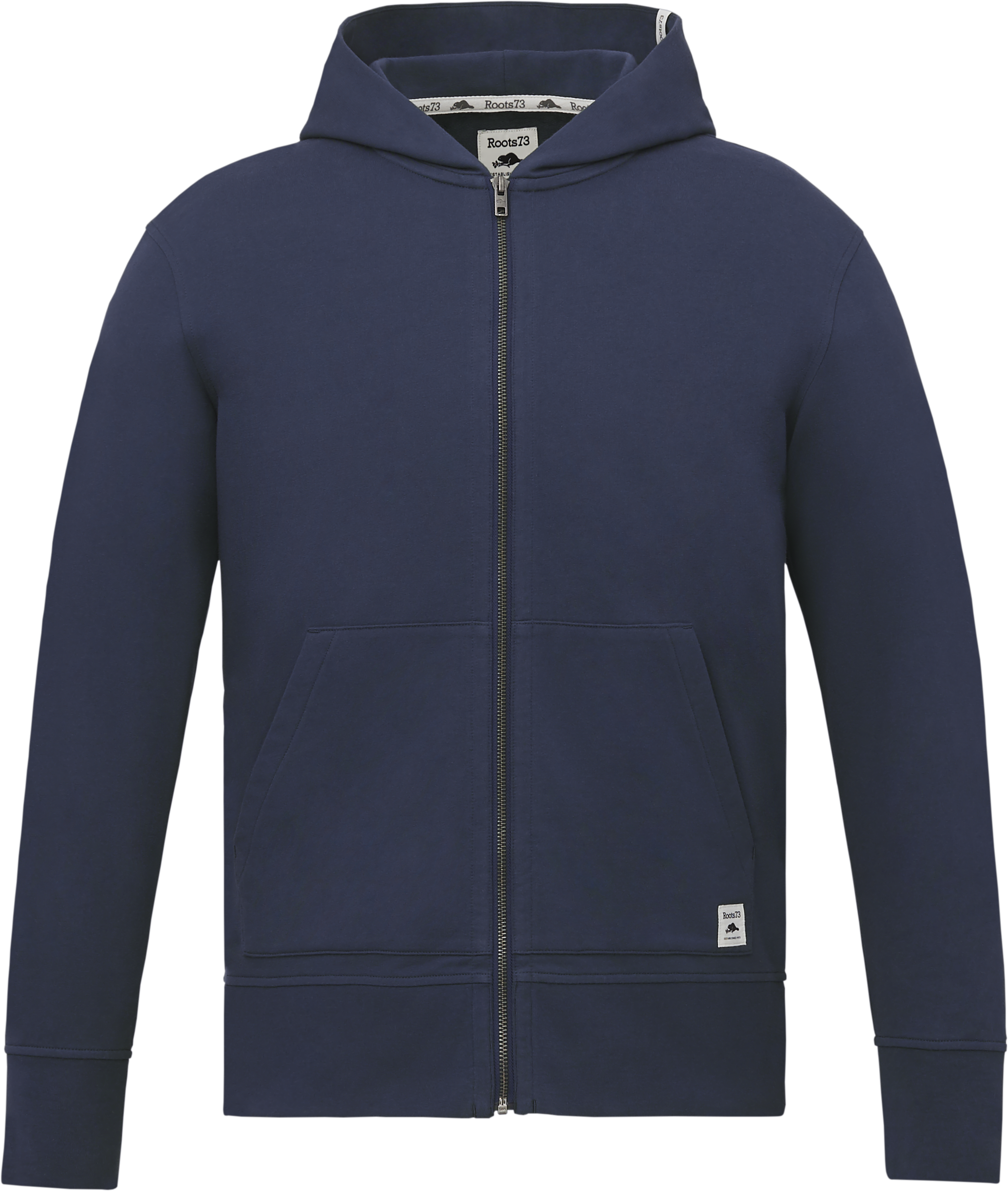 Men's Roots73 CANMORE Eco French Terry Full Zip Hoodie | PCNA