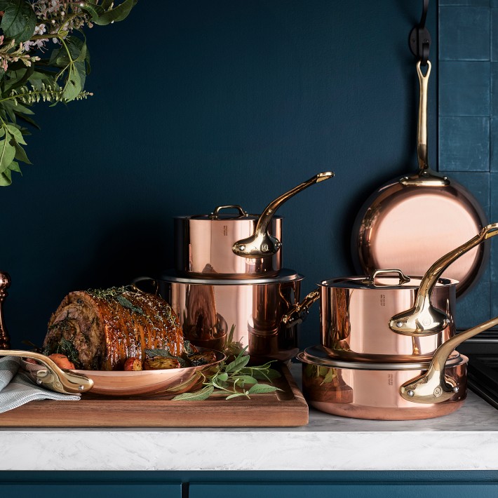 Mauviel M'250B Copper Saute Pan | Williams Sonoma