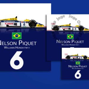 1987 F1CHAMPIONメダル Nelson Piquet / Williams Honda