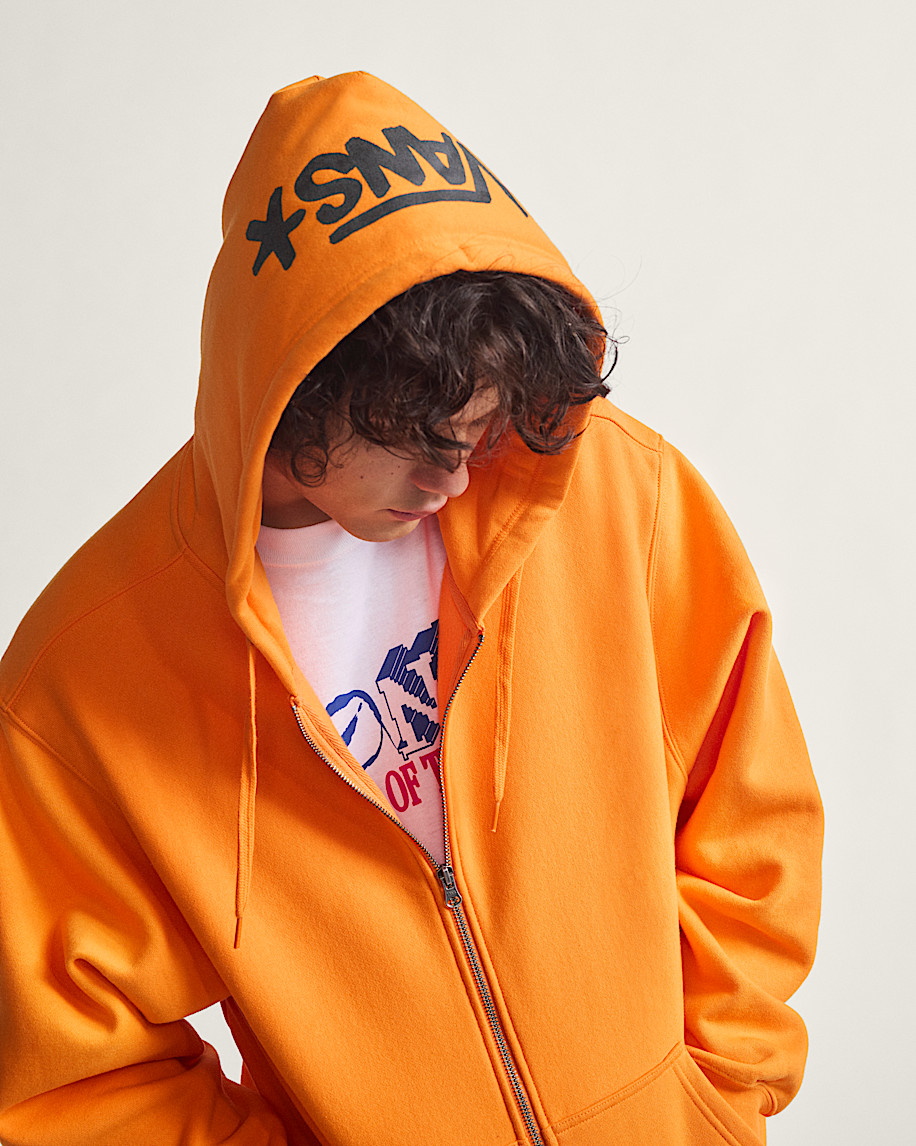 Skate Zip Hoodie by Atiba Jefferson in Atiba Solar Orange | Vans