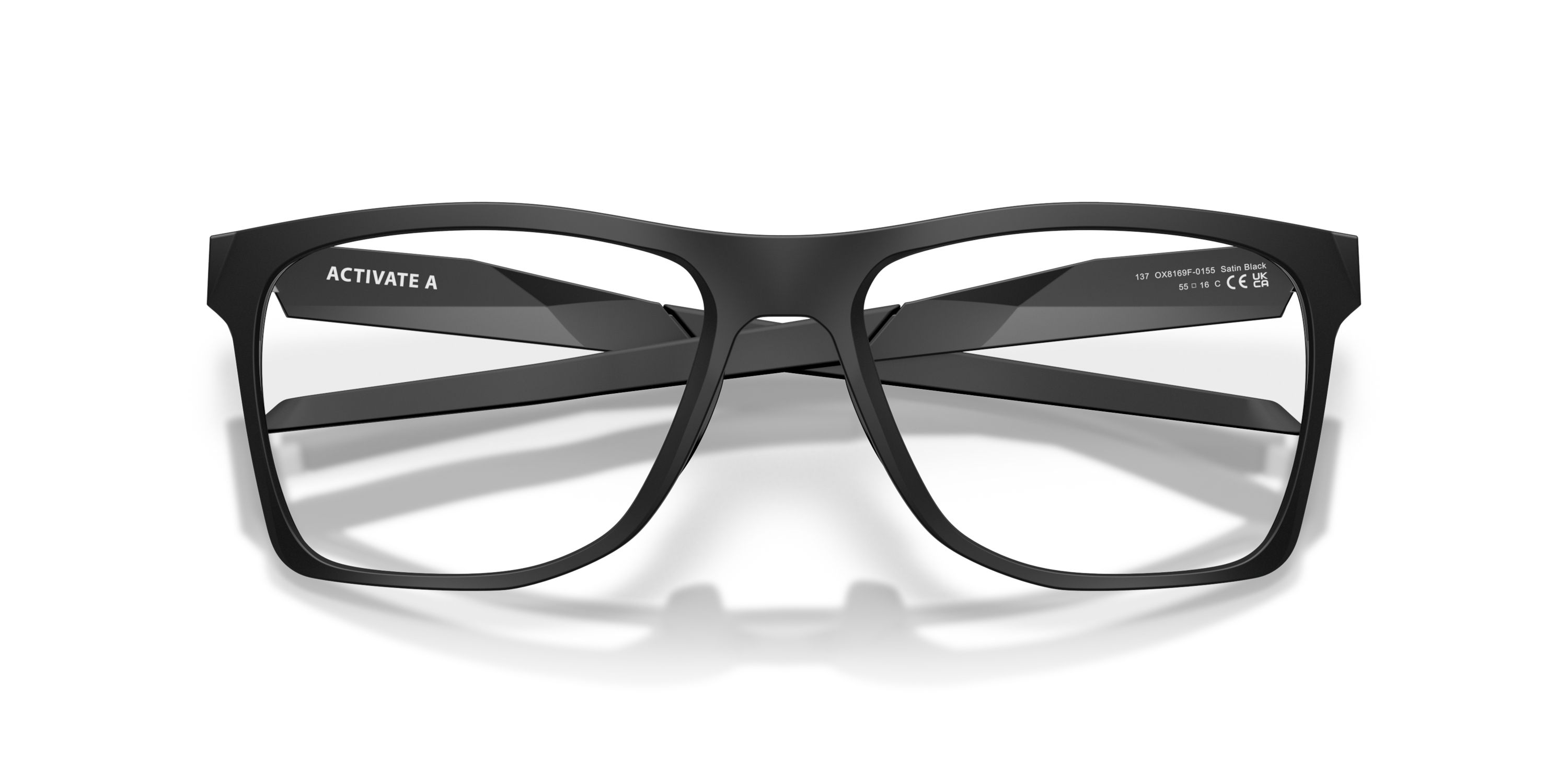 Activate (Low Bridge Fit) Satin Black Eyeglasses | Oakley® US