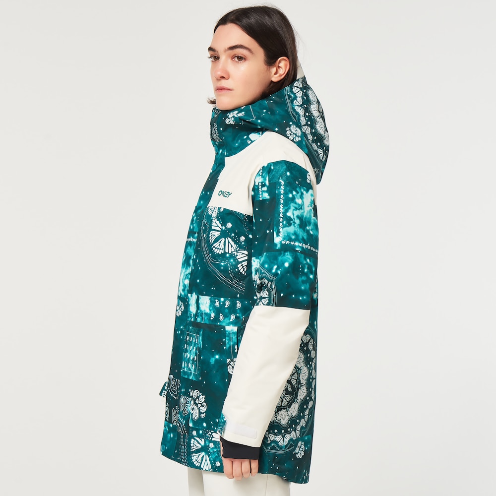 Oakley Tc Aurora Rc Insulated Jacket - Green Bandana Pt/White