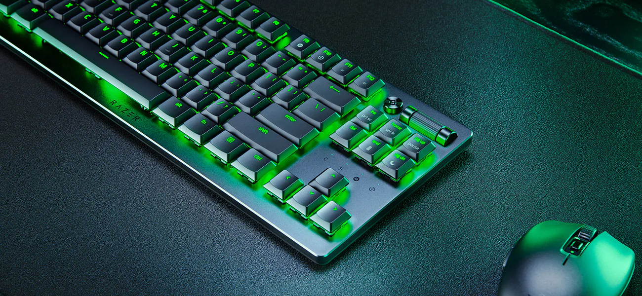 Ultra-Slim Wireless Tenkeyless Keyboard - Razer DeathStalker V2