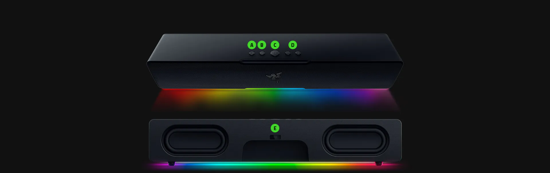 Compact, USB Type C PC Soundbar – Razer Leviathan V2 X | Razer