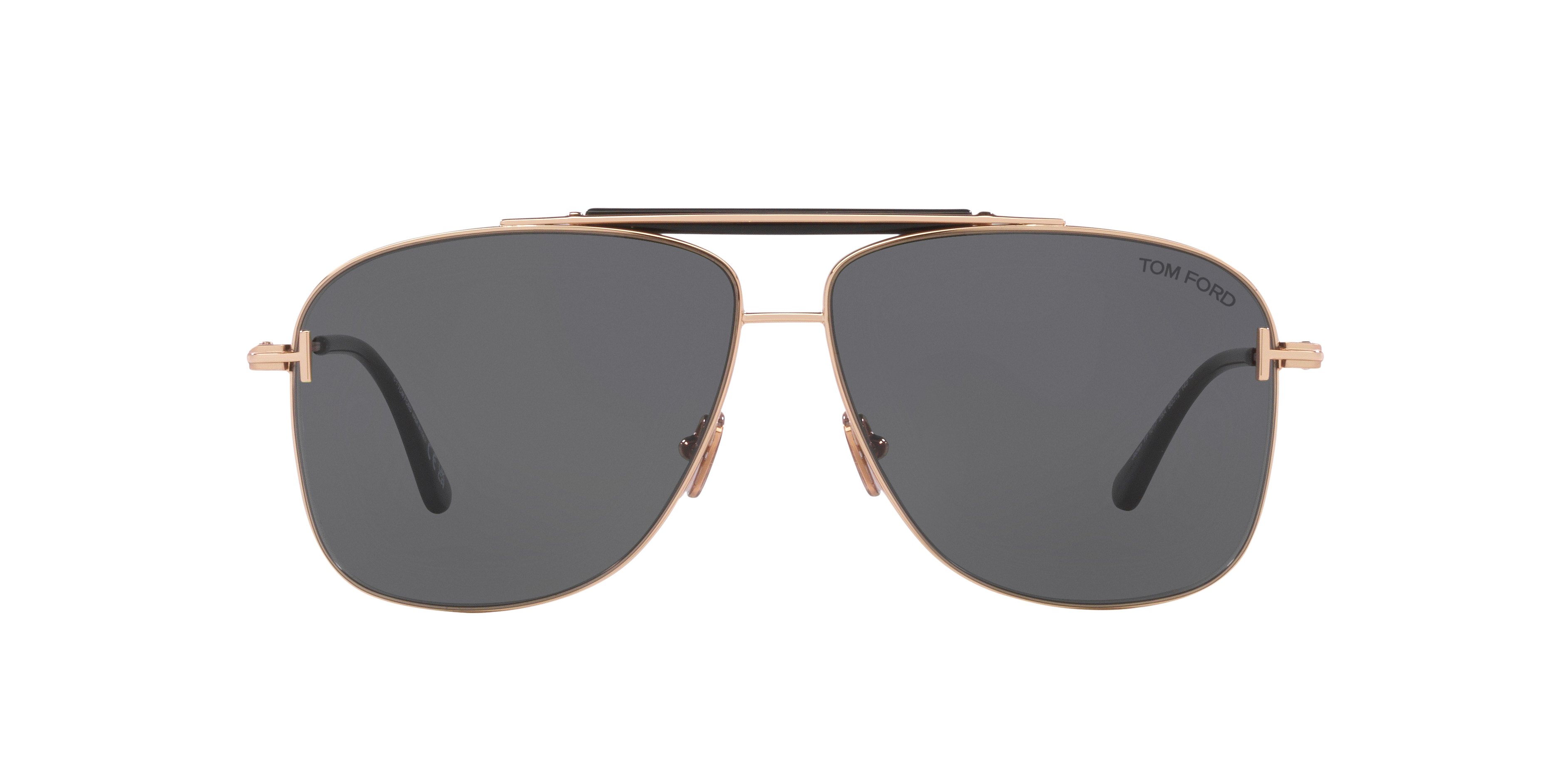 Tom Ford Jaden XXL (60 - 12) with Grey lenses and Silver frame