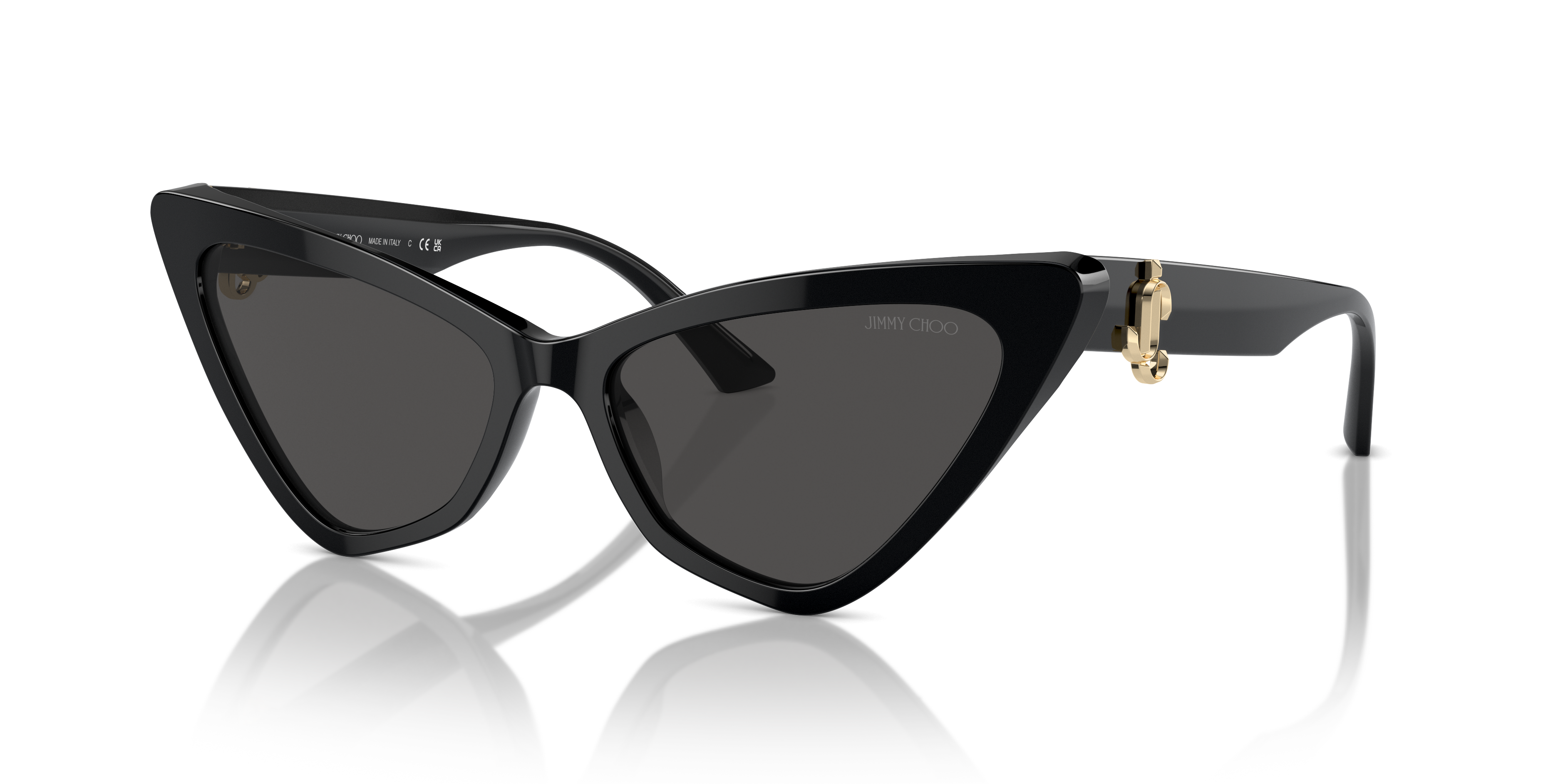 Jimmy Choo JC5008 S (55 - 16) with Grey lenses and Black frame