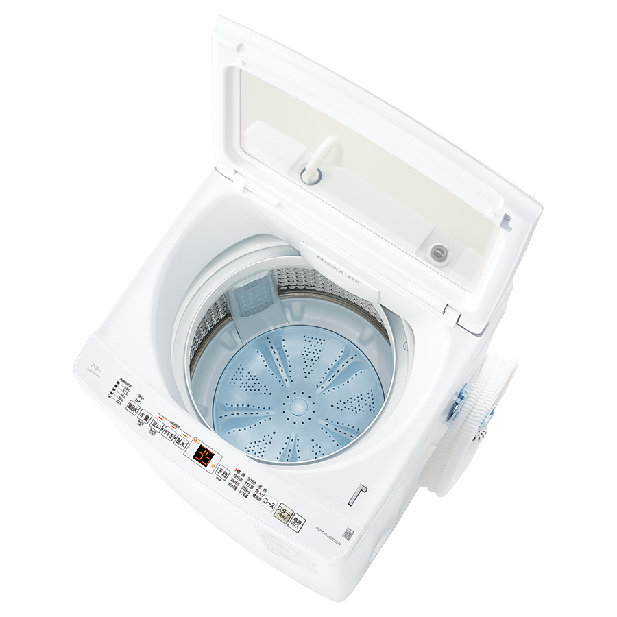 AQW-V7A | 容量：洗濯・脱水 7kg / 水量約86L | 全自動洗濯機 | アクア