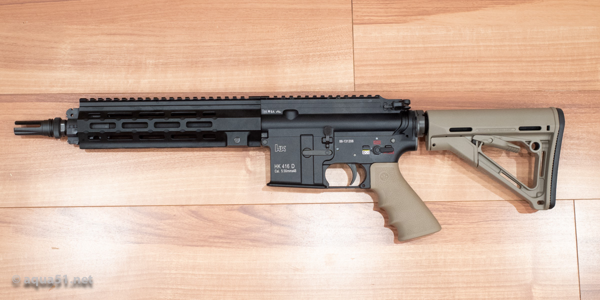 VFC HK416 GBBにMIのハンドガード取り付け | aqua5150 gear review