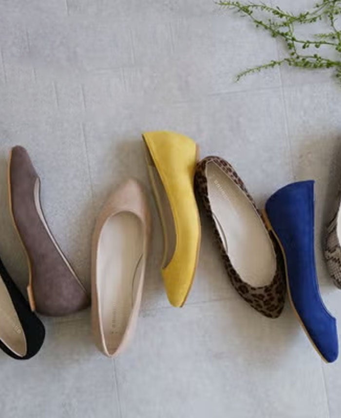 最終値下げ価格】ポインテッドトゥウフラットパンプス インヒール