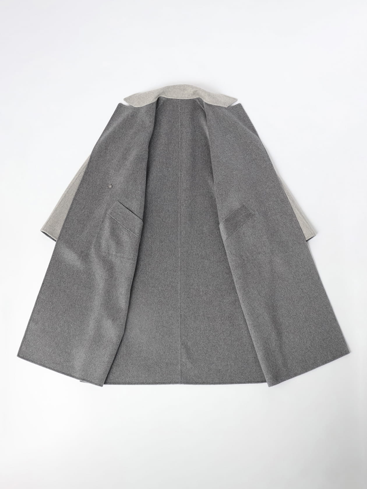 カシミヤダブルフェイス リバーコート