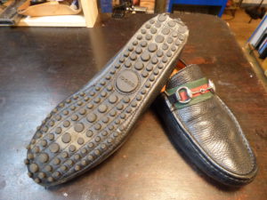 GUCCI ドライビングシューズのオールソール修理 | apego（アペーゴ）