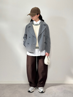 ユニクロ公式 | ダブルフェイスショートコートリラックスフィット