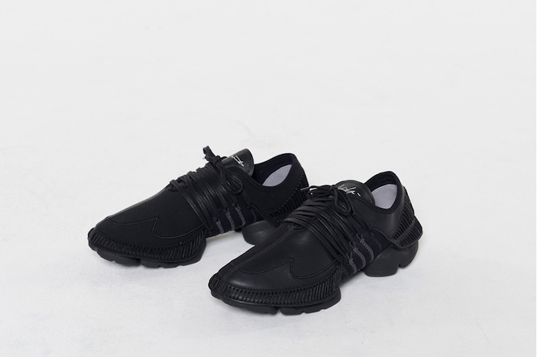 ネオプレンとレザーのコンビネーション 「ヨウジヤマモト