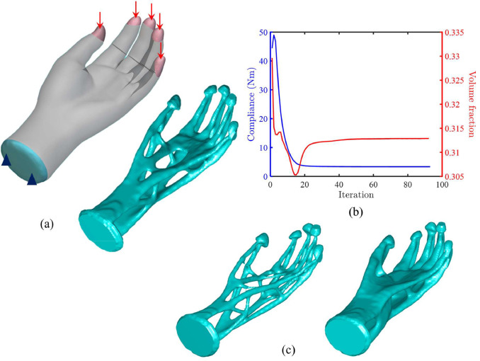 FreeTO - Freeform 3D topology optimization using a structured mesh