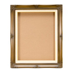 油彩額 ゴールド＋モスグリーン 163 | 額縁の通販 アートフレーム