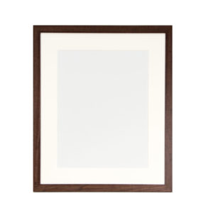 水彩額縁 狭額縁でスッキリ! 木目調 こげ茶 NC1717-W | 額縁の通販